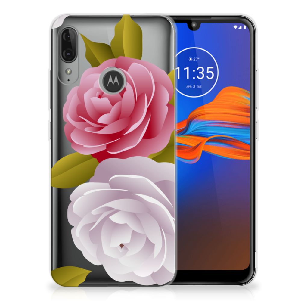 Motorola Moto E6 Plus TPU Case Roses