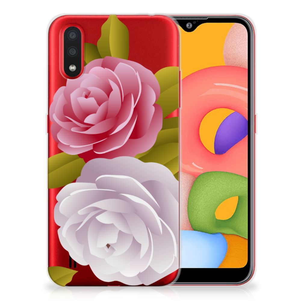 Samsung Galaxy A01 TPU Case Roses