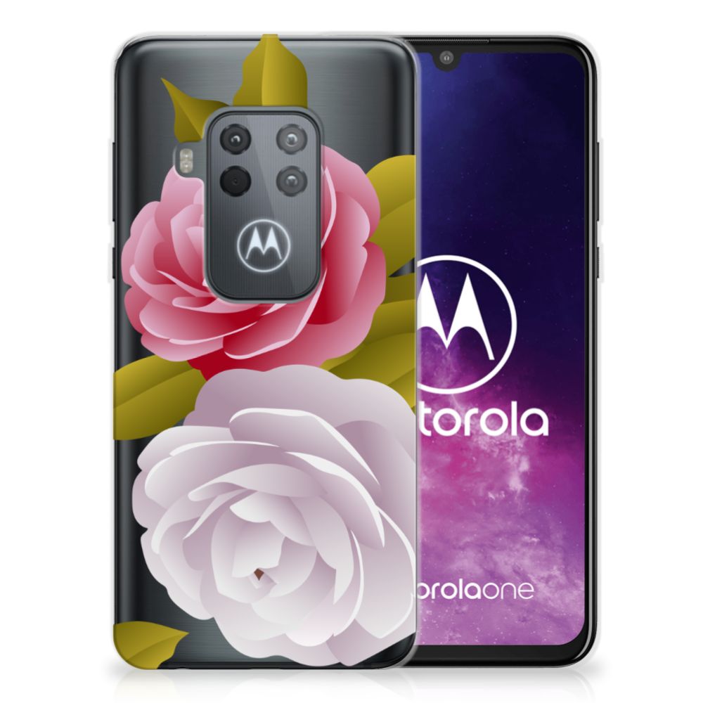 Motorola One Zoom TPU Case Roses