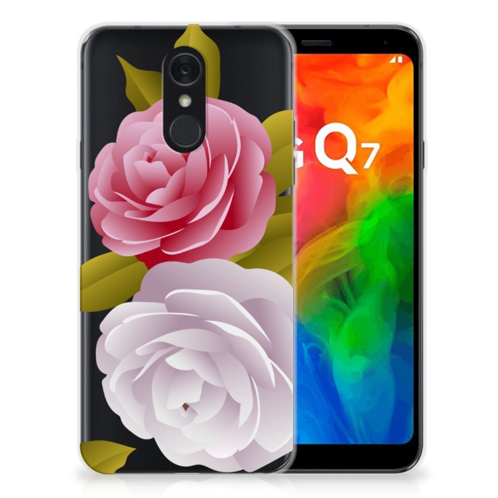 LG Q7 TPU Case Roses