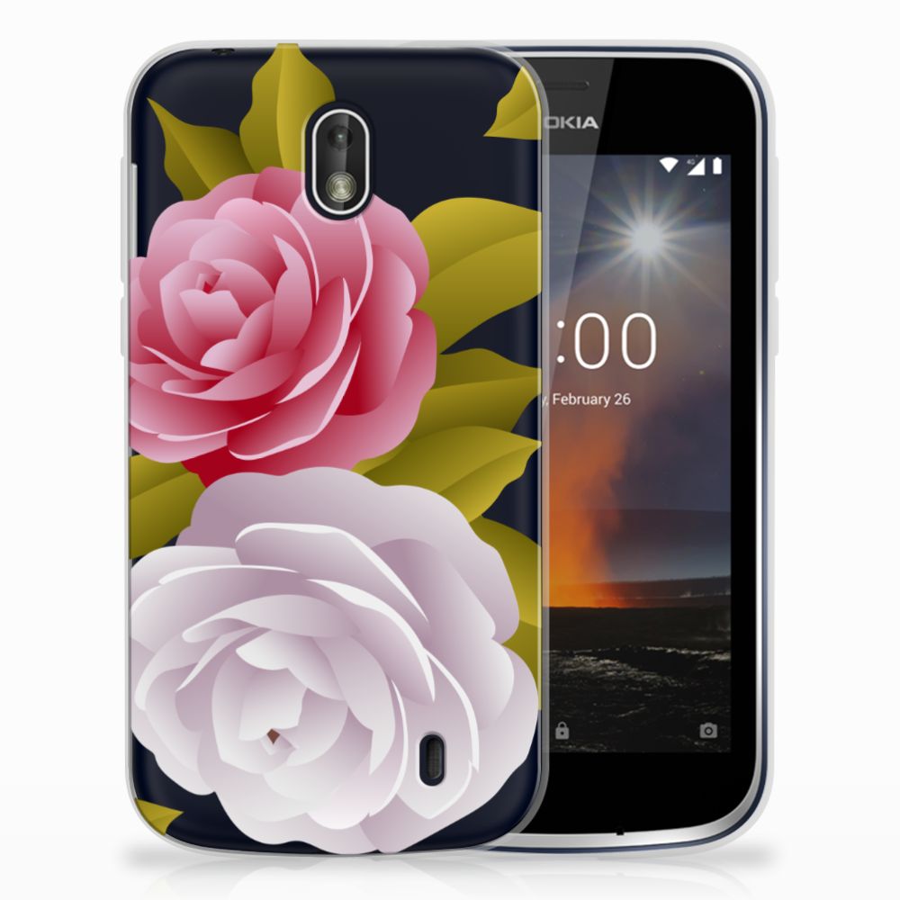 Nokia 1 TPU Case Roses