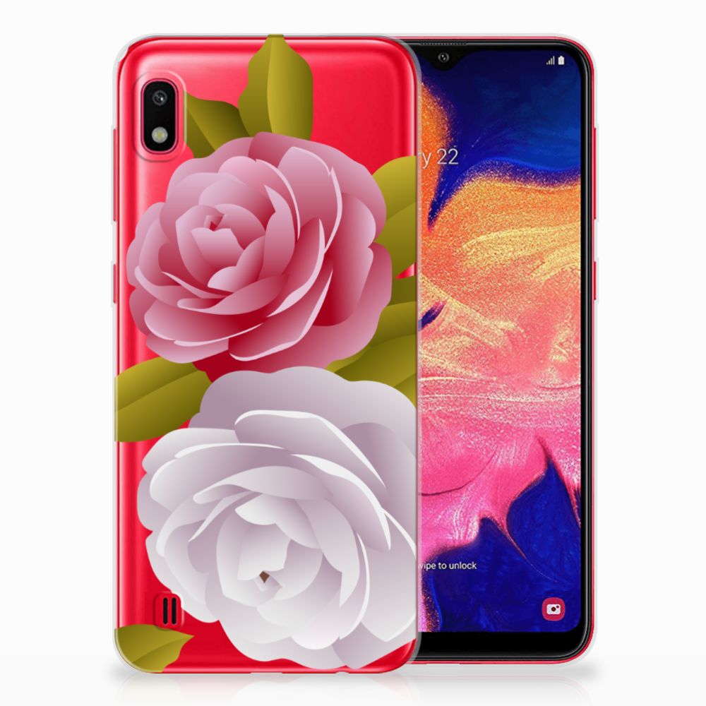 Samsung Galaxy A10 TPU Case Roses