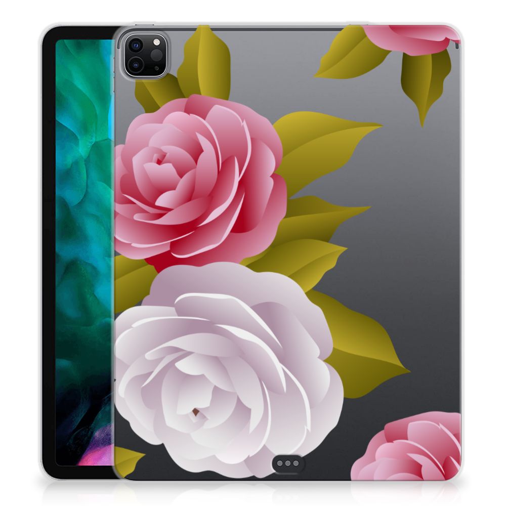 iPad Pro 12.9 (2020) | iPad Pro 12.9 (2021) Siliconen Hoesje Roses