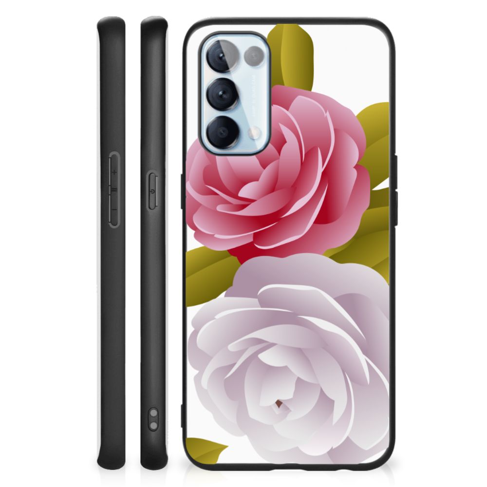 OPPO Reno5 5G | Find X3 Lite Bloemen Hoesje Roses
