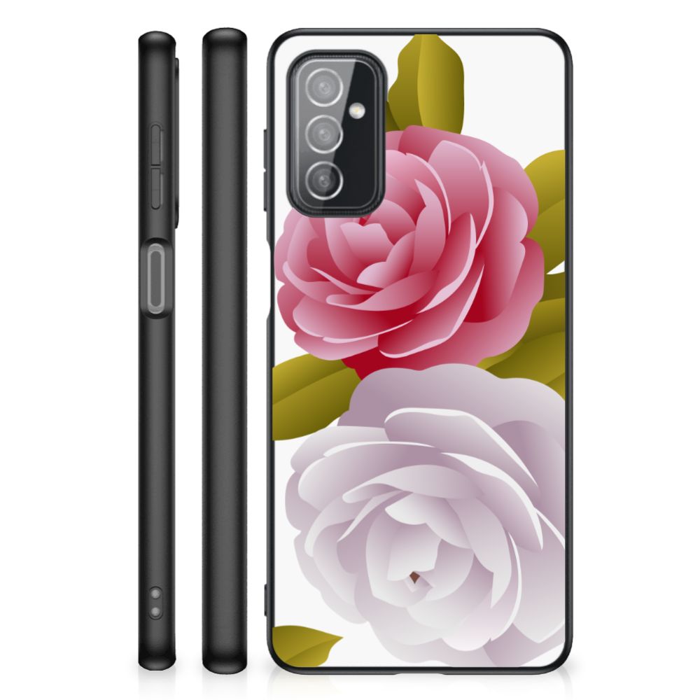 Samsung Galaxy M52 Bloemen Hoesje Roses