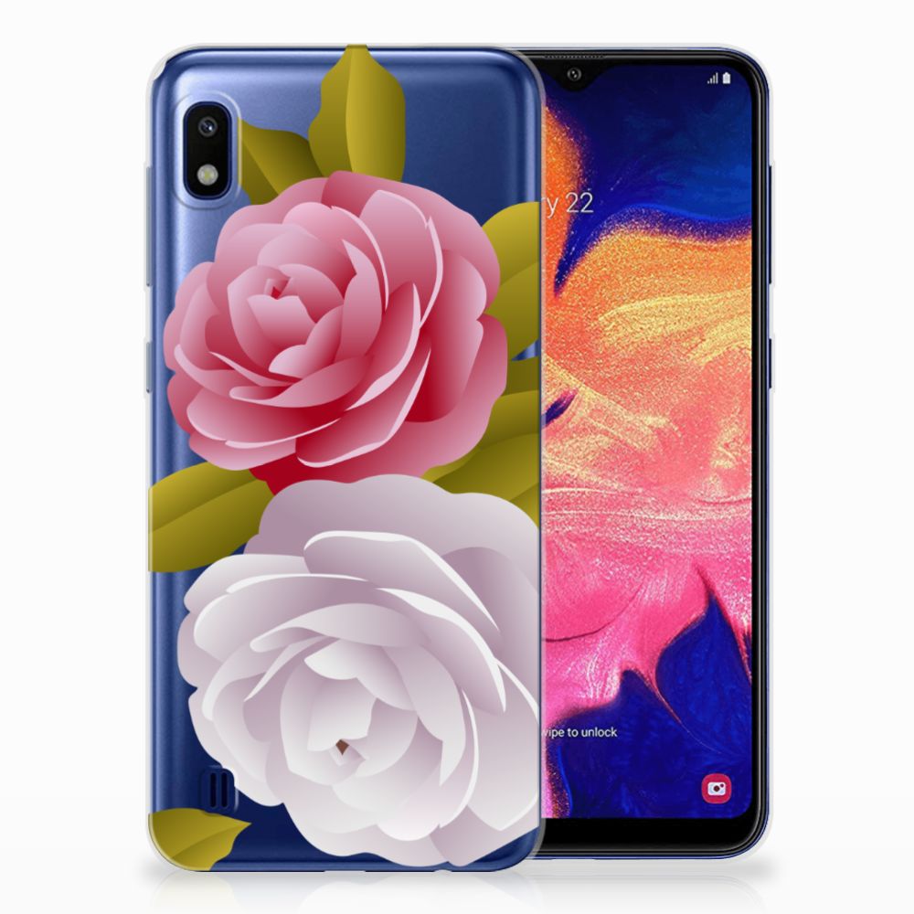 Samsung Galaxy A10 TPU Case Roses