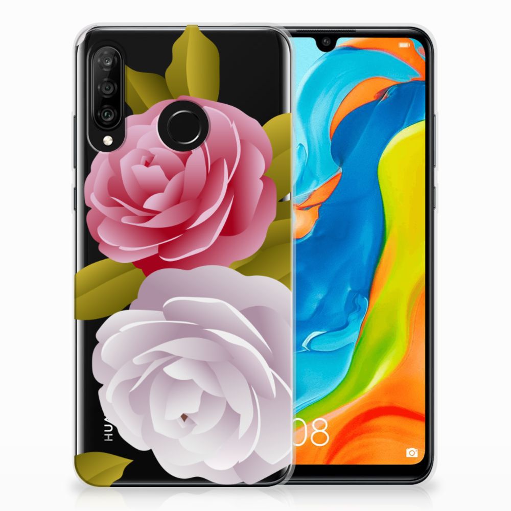 Huawei P30 Lite TPU Case Roses