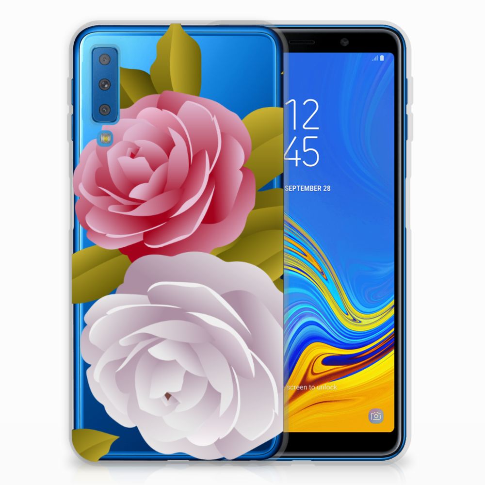 Samsung Galaxy A7 (2018) TPU Case Roses
