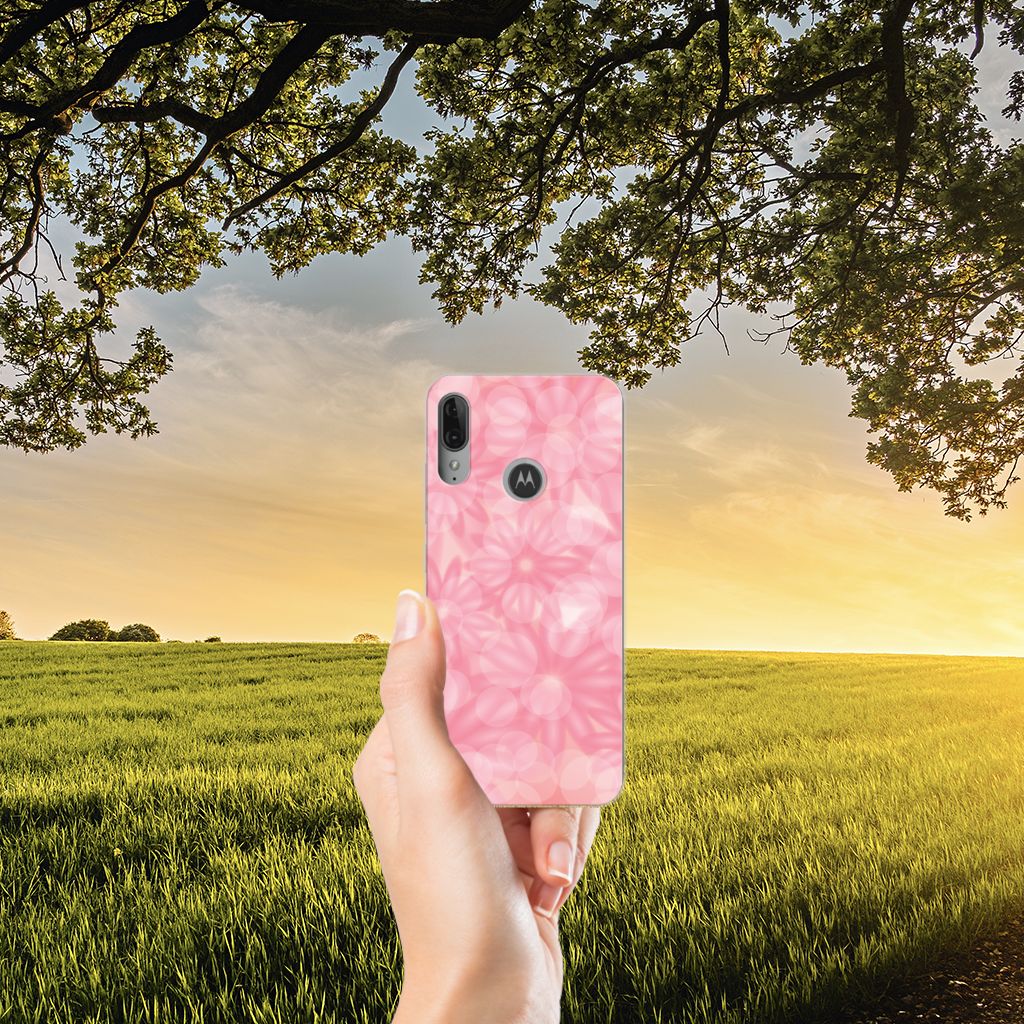 Motorola Moto E6 Plus TPU Case Spring Flowers