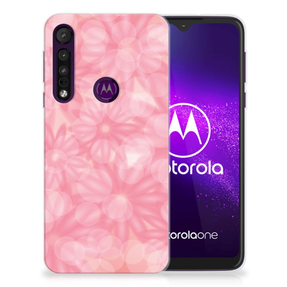 Motorola One Macro TPU Case Spring Flowers