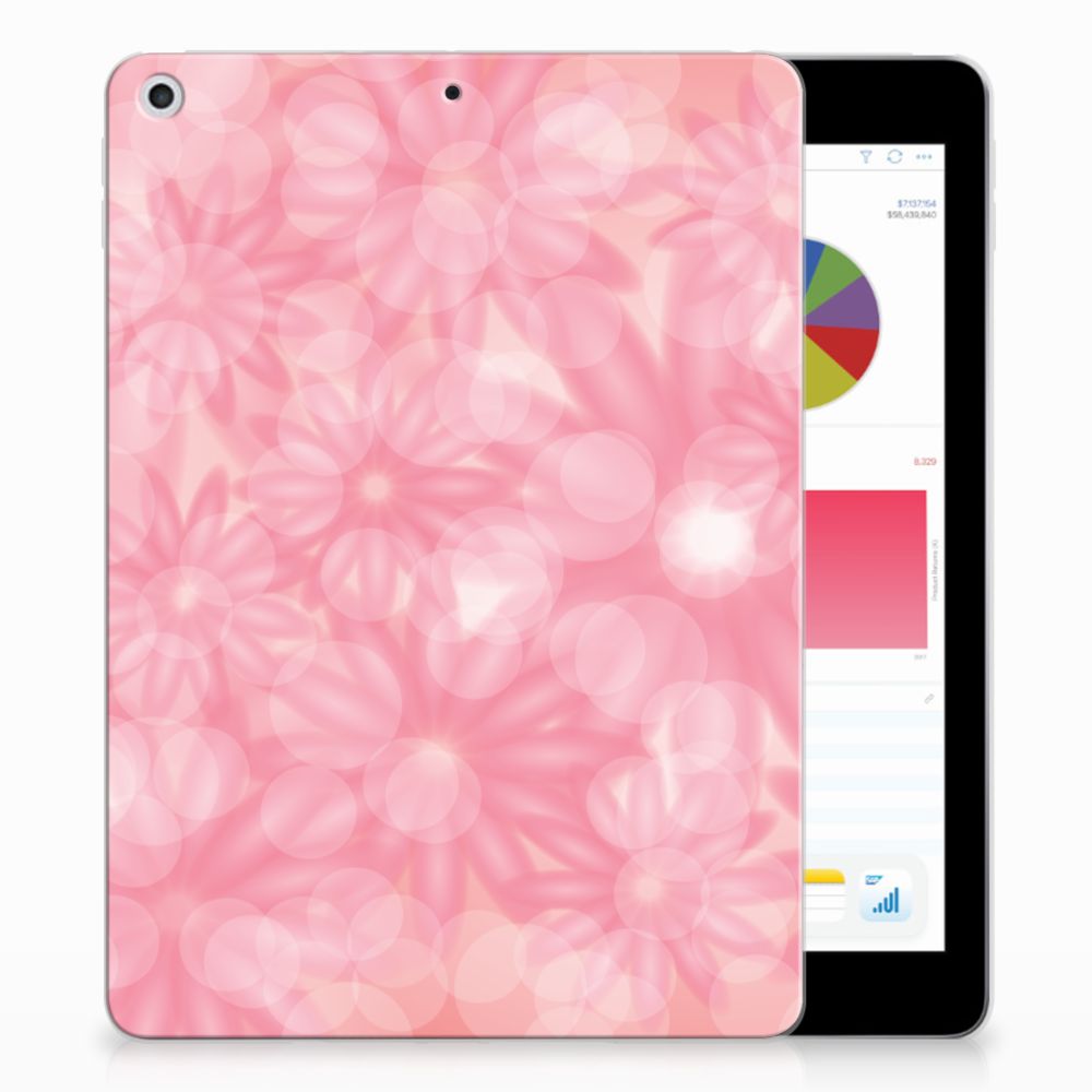 Apple iPad 9.7 2018 | 2017 Siliconen Hoesje Spring Flowers