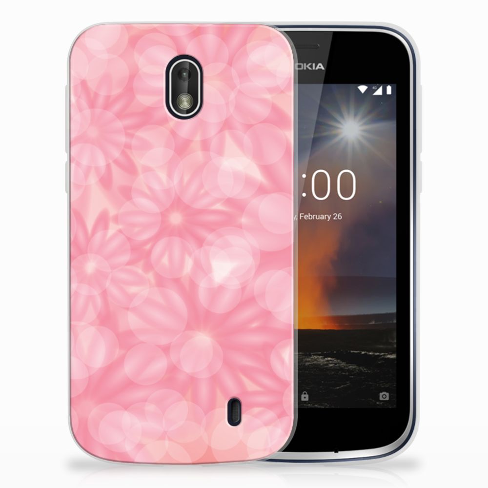 Nokia 1 TPU Case Spring Flowers
