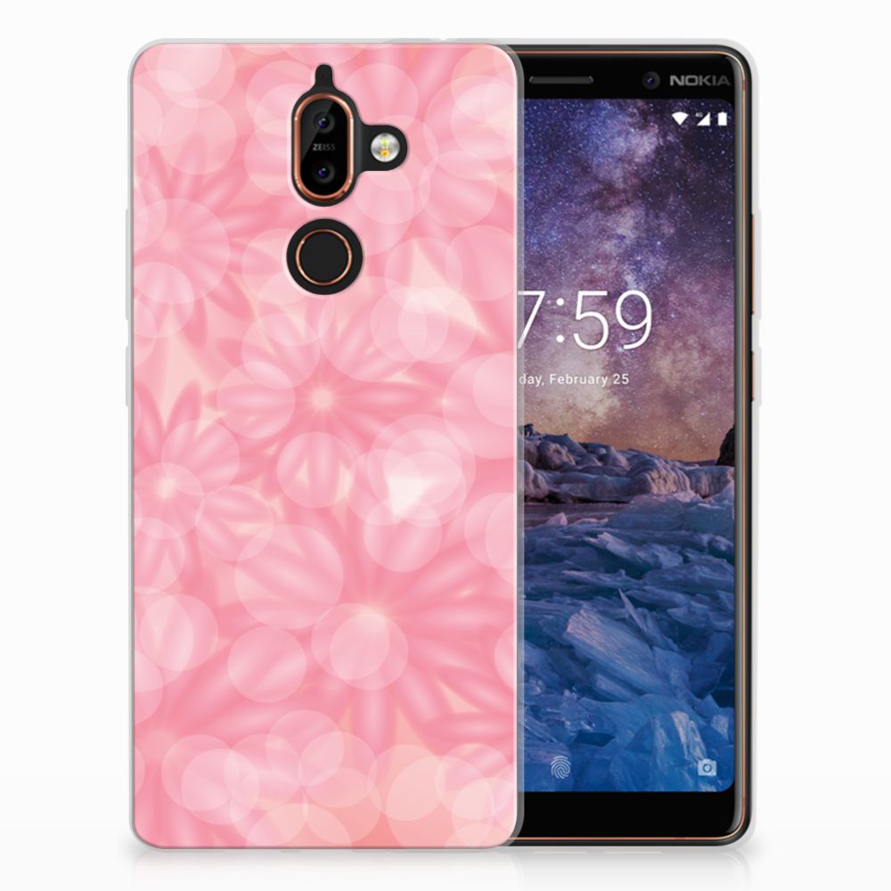 Nokia 7 Plus TPU Case Spring Flowers