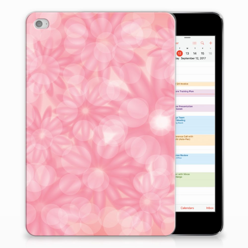 Apple iPad Mini 4 | Mini 5 (2019) Siliconen Hoesje Spring Flowers