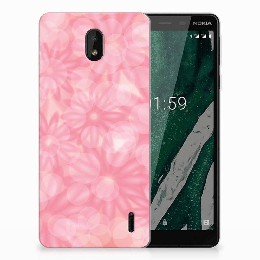 Nokia 1 Plus TPU Case Spring Flowers