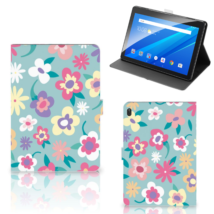Lenovo Tab E10 Tablet Cover Flower Power