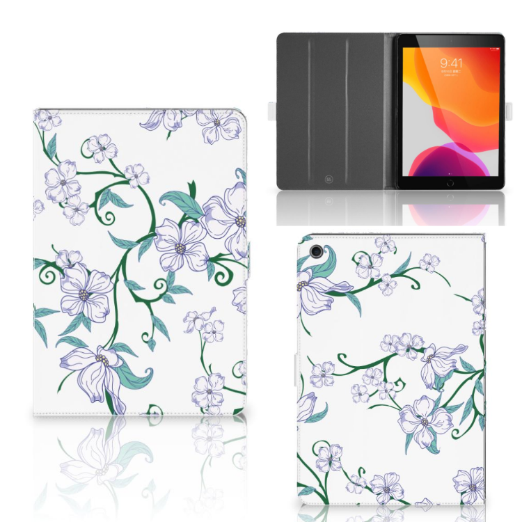 iPad 10.2 2019 | iPad 10.2 2020 | 10.2 2021 Uniek Tablet Cover Blossom White