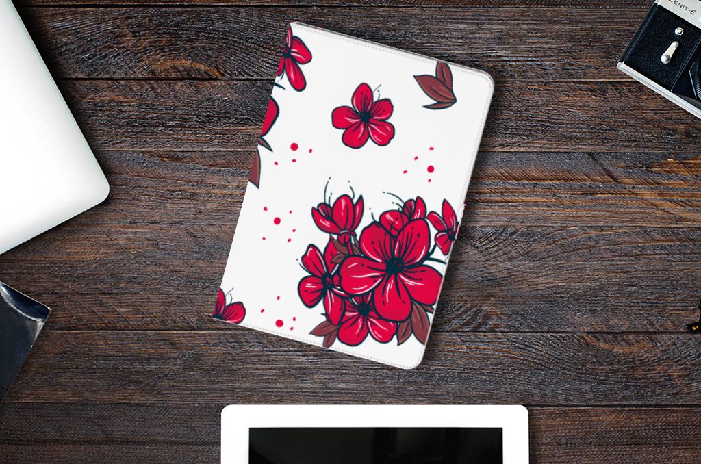 iPad 10.2 2019 | iPad 10.2 2020 | 10.2 2021 Tablet Cover Blossom Red