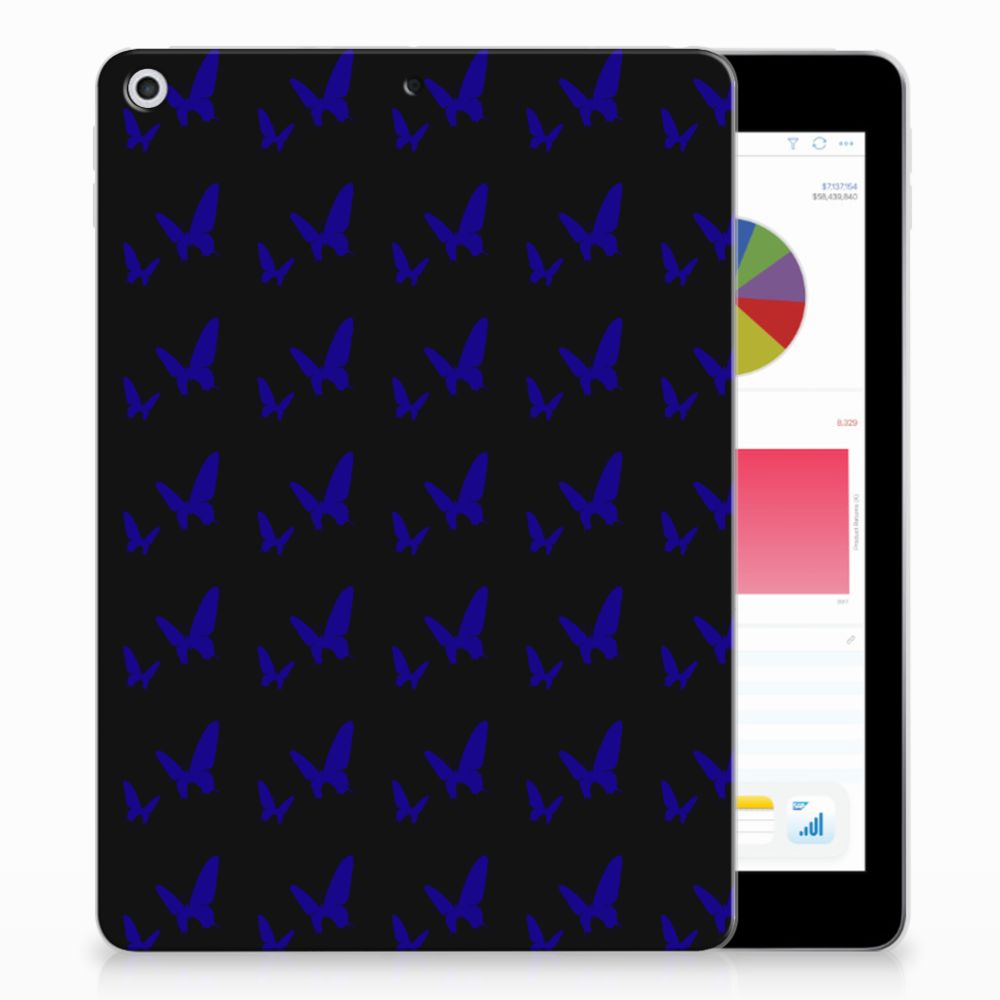 Apple iPad 9.7 2018 | 2017 Uniek Tablethoesje Vlinder Patroon