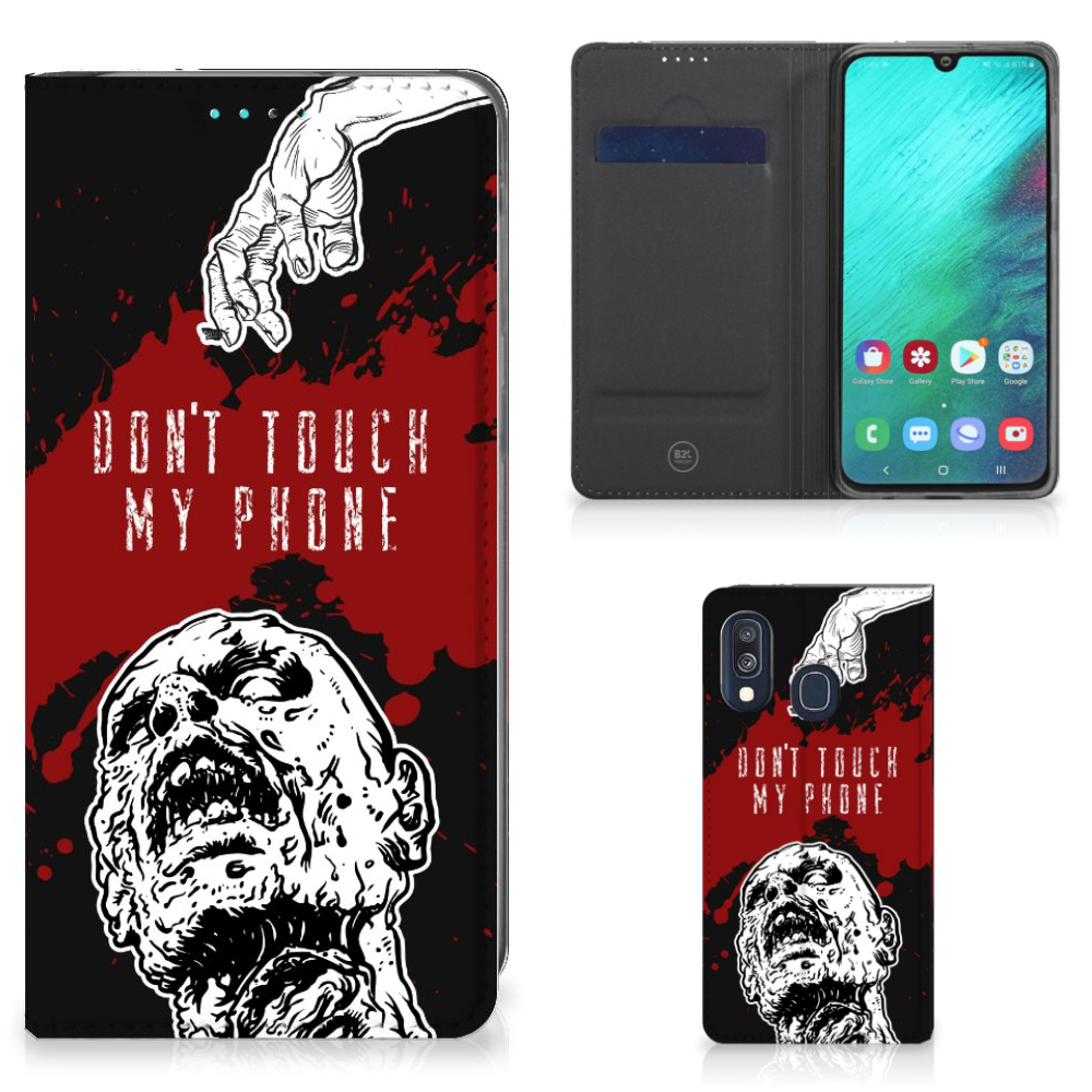 Samsung Galaxy A40 Design Case Zombie Blood