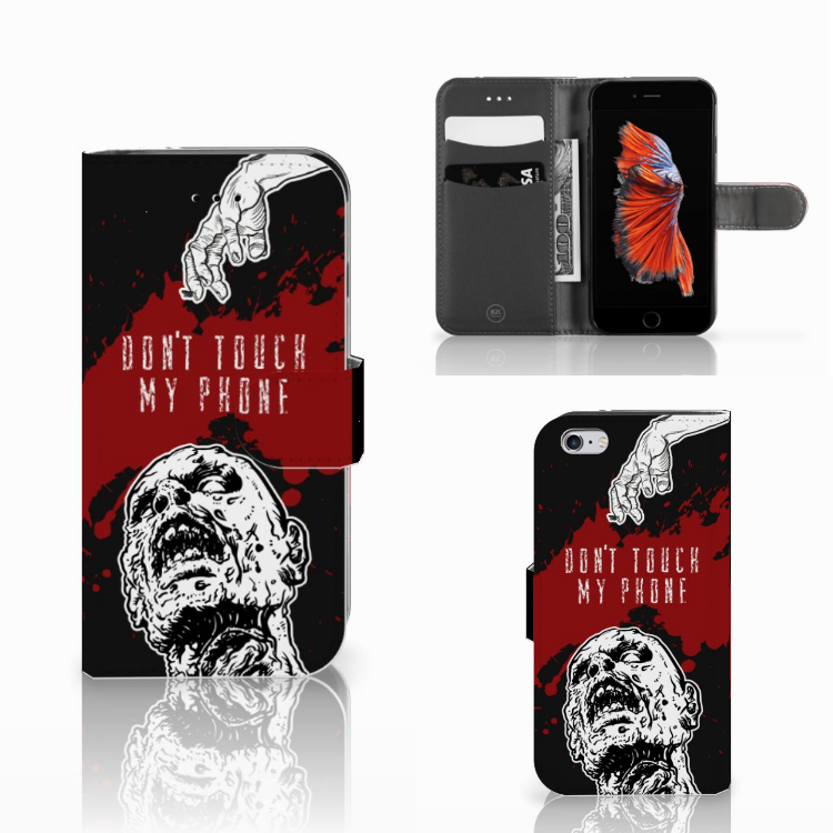 Apple iPhone 6 | 6s Portemonnee Hoesje Zombie Blood