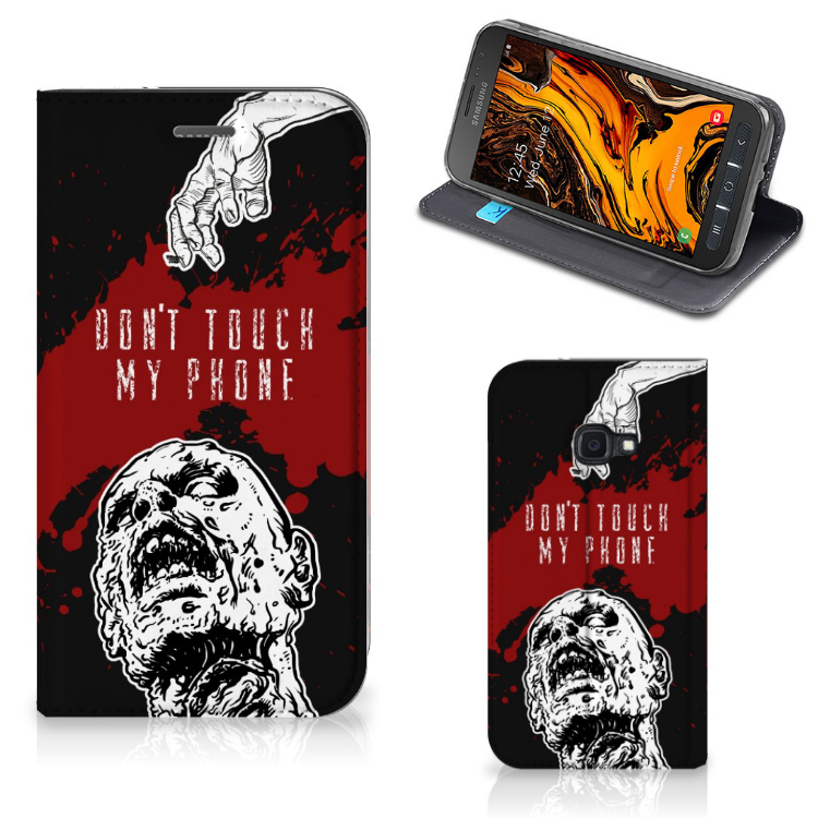 Samsung Galaxy Xcover 4s Design Case Zombie Blood