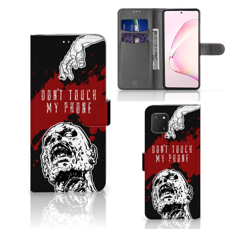 Samsung Note 10 Lite Portemonnee Hoesje Zombie Blood
