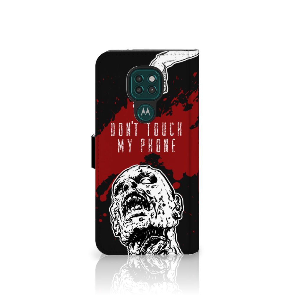 Motorola Moto G9 Play | E7 Plus Portemonnee Hoesje Zombie Blood
