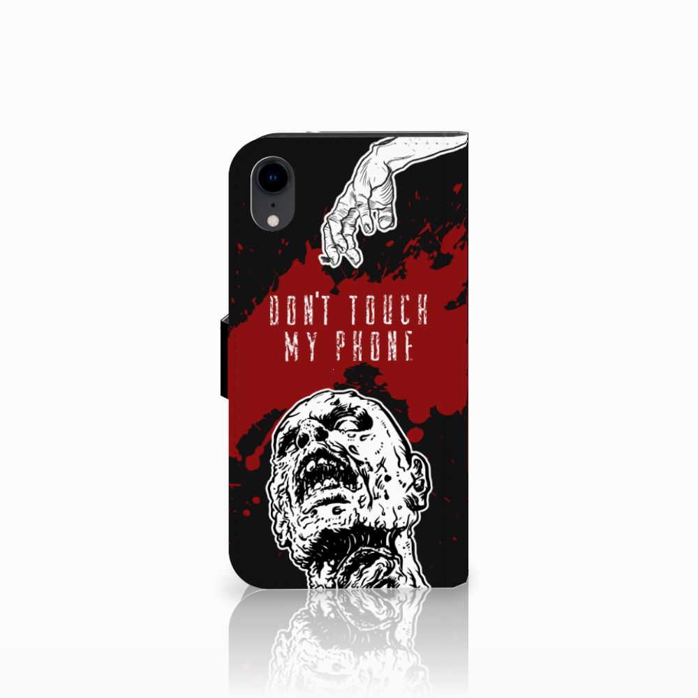 Apple iPhone Xr Portemonnee Hoesje Zombie Blood