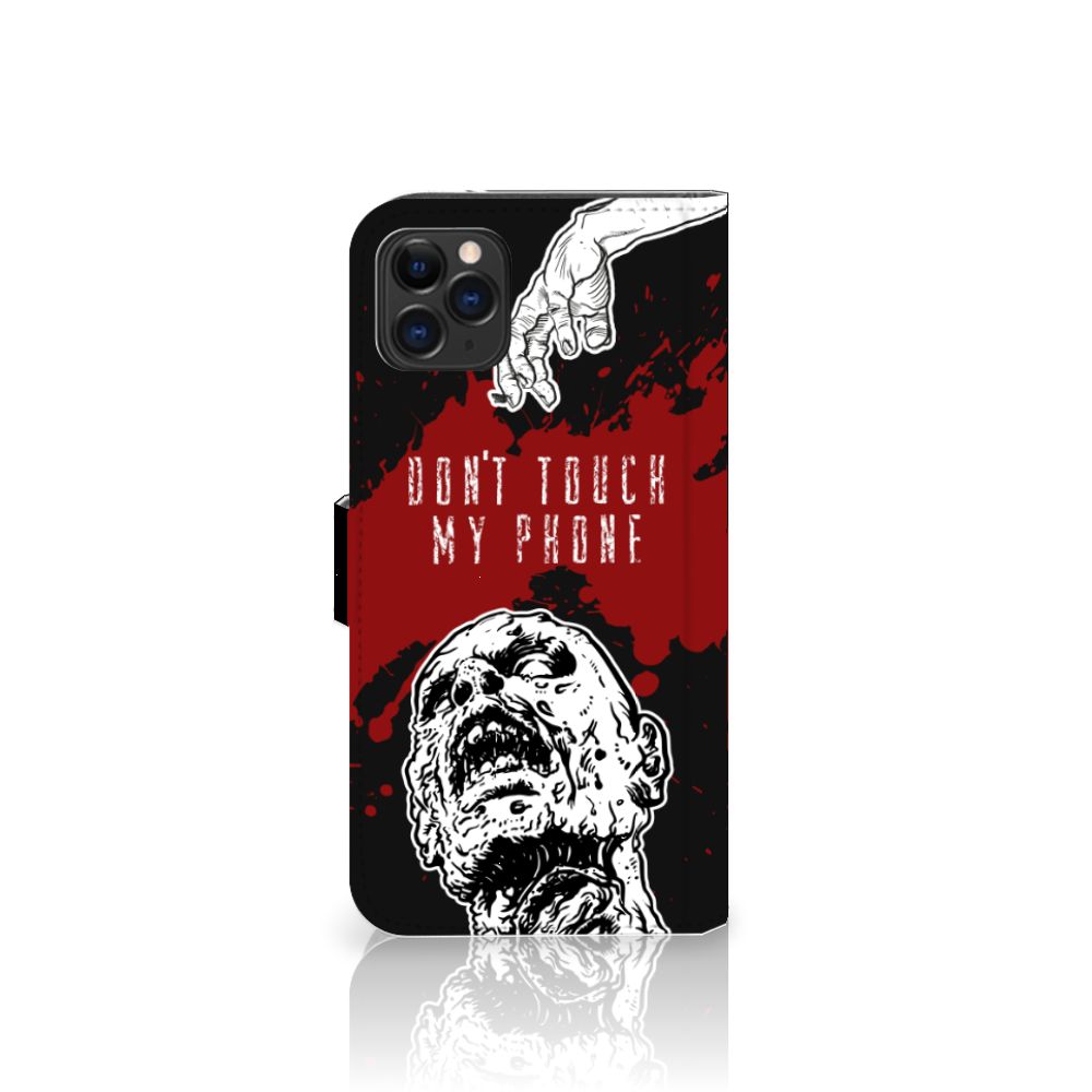 Apple iPhone 11 Pro Max Portemonnee Hoesje Zombie Blood
