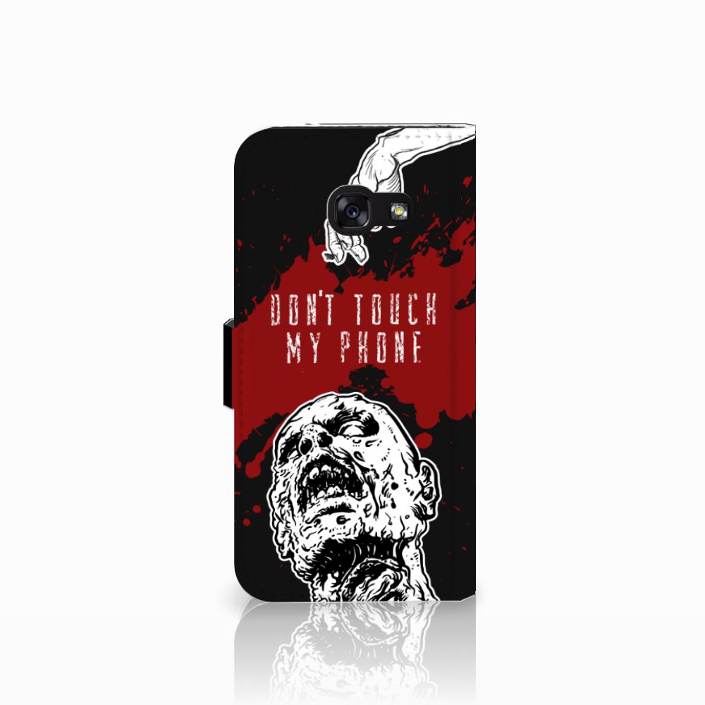 Samsung Galaxy A5 2017 Portemonnee Hoesje Zombie Blood