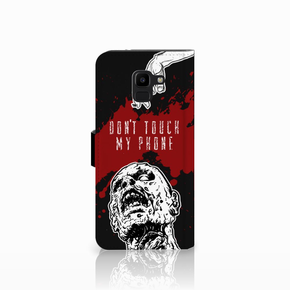 Samsung Galaxy J6 2018 Portemonnee Hoesje Zombie Blood