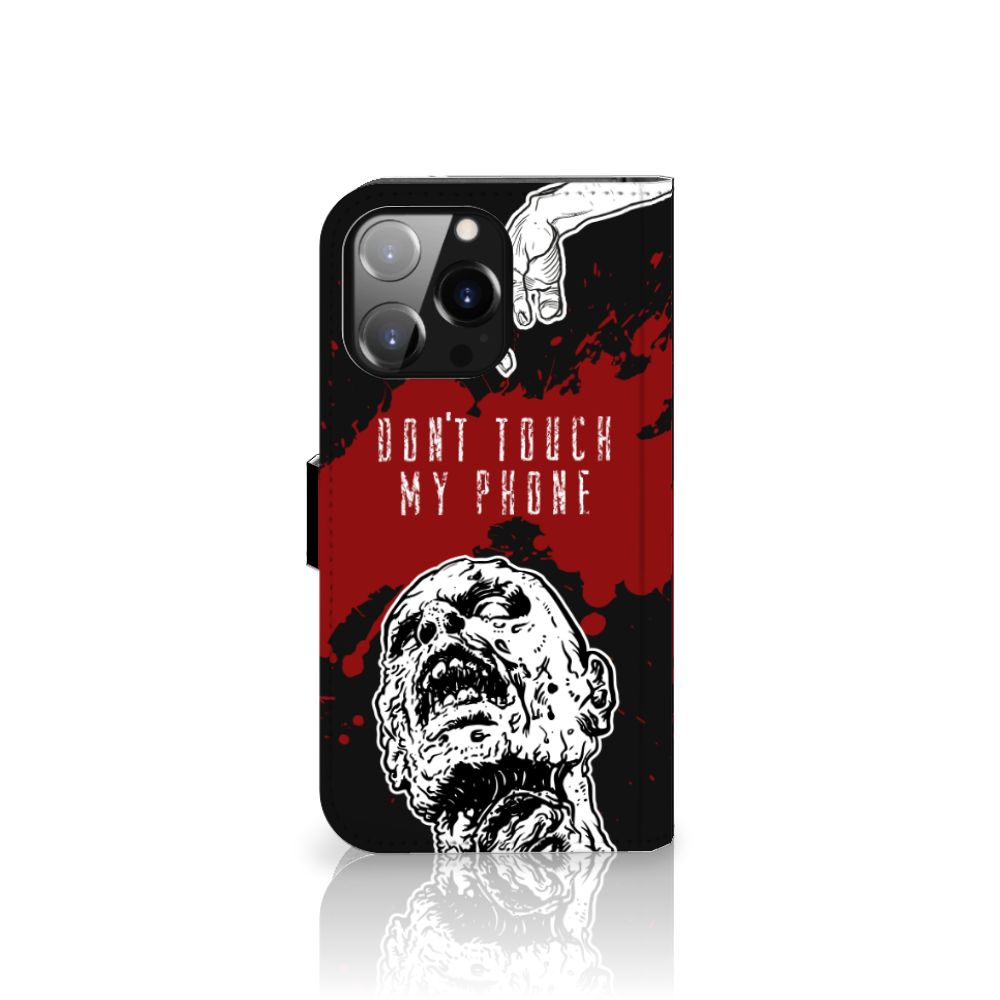 iPhone 14 Pro Max Portemonnee Hoesje Zombie Blood