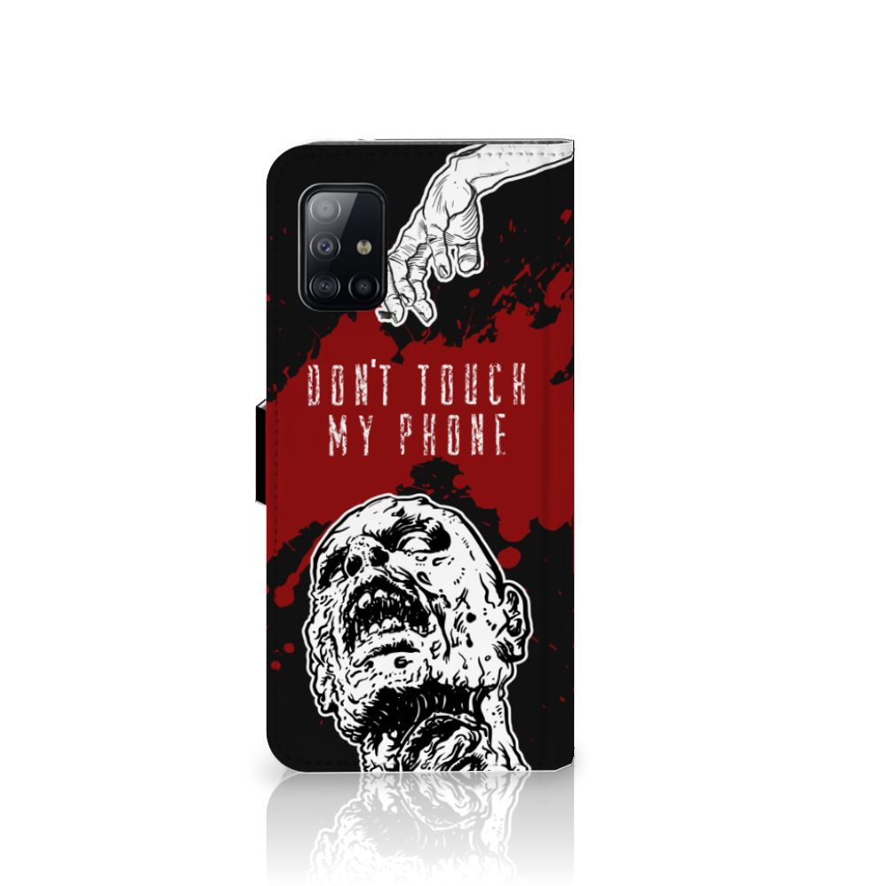 Samsung Galaxy A71 Portemonnee Hoesje Zombie Blood