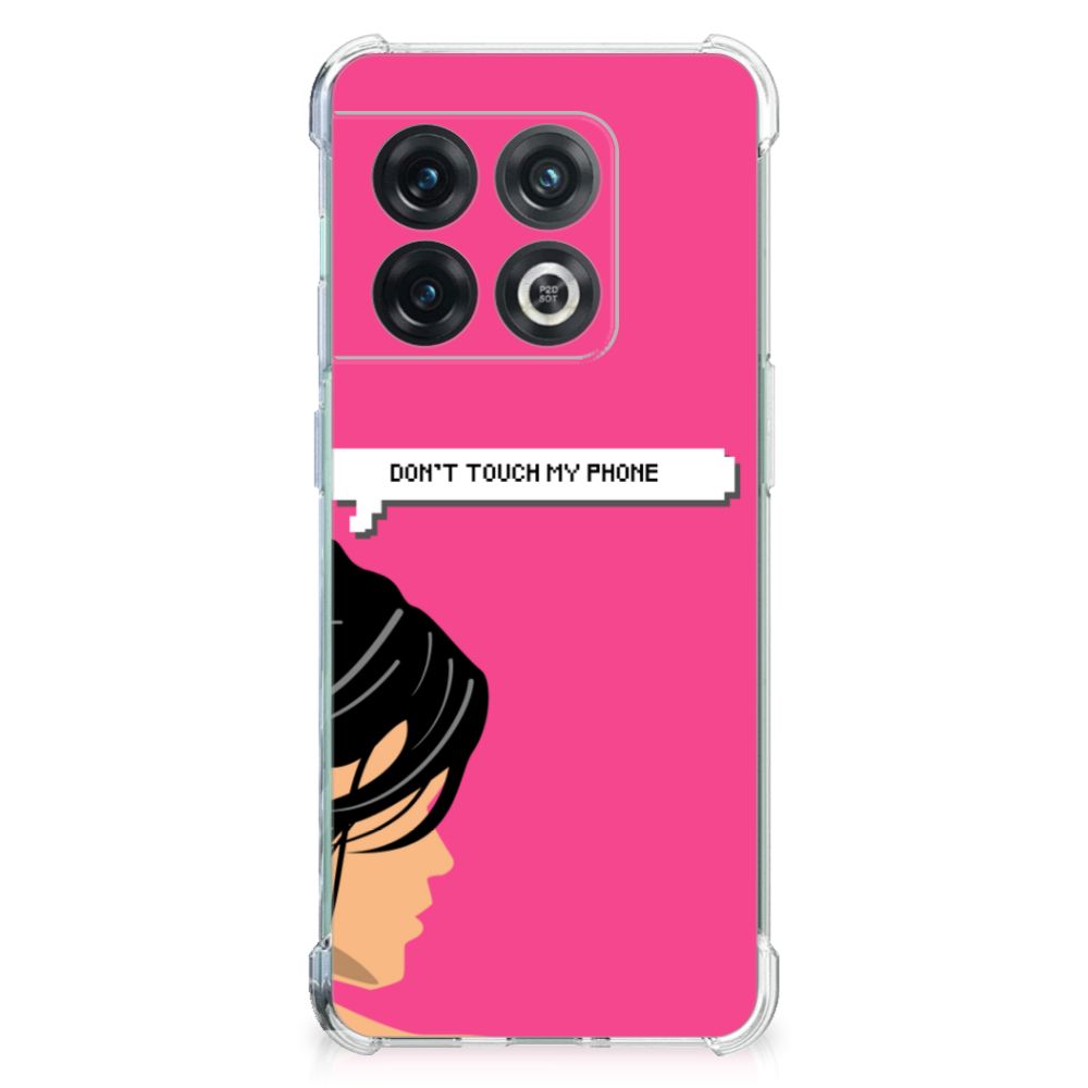 OnePlus 10 Pro Anti Shock Case Woman Don't Touch My Phone