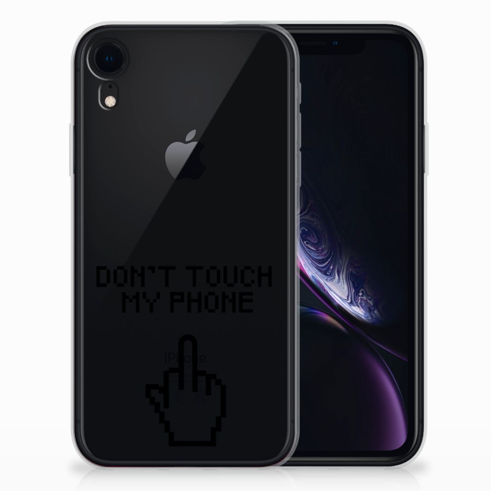 Apple iPhone Xr Uniek TPU Hoesje Finger DTMP