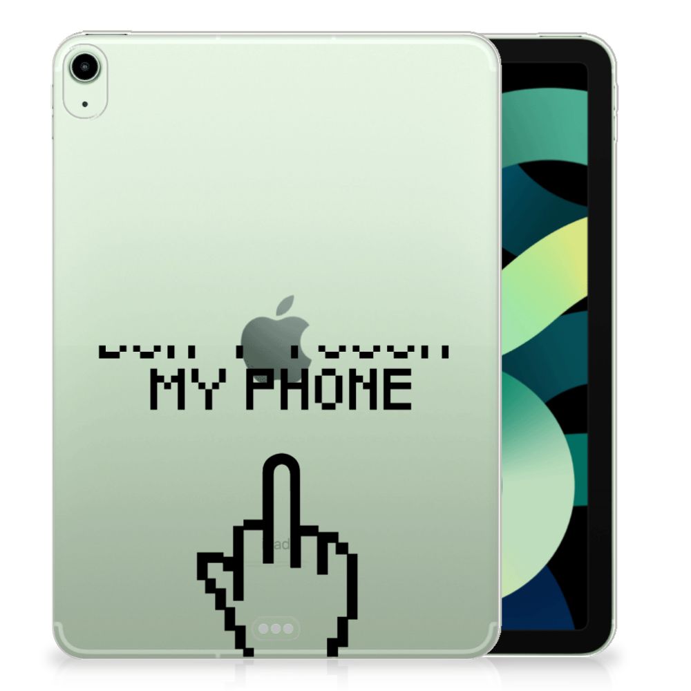iPad Air (2020/2022) 10.9 inch Print Case Finger Don't Touch My Phone