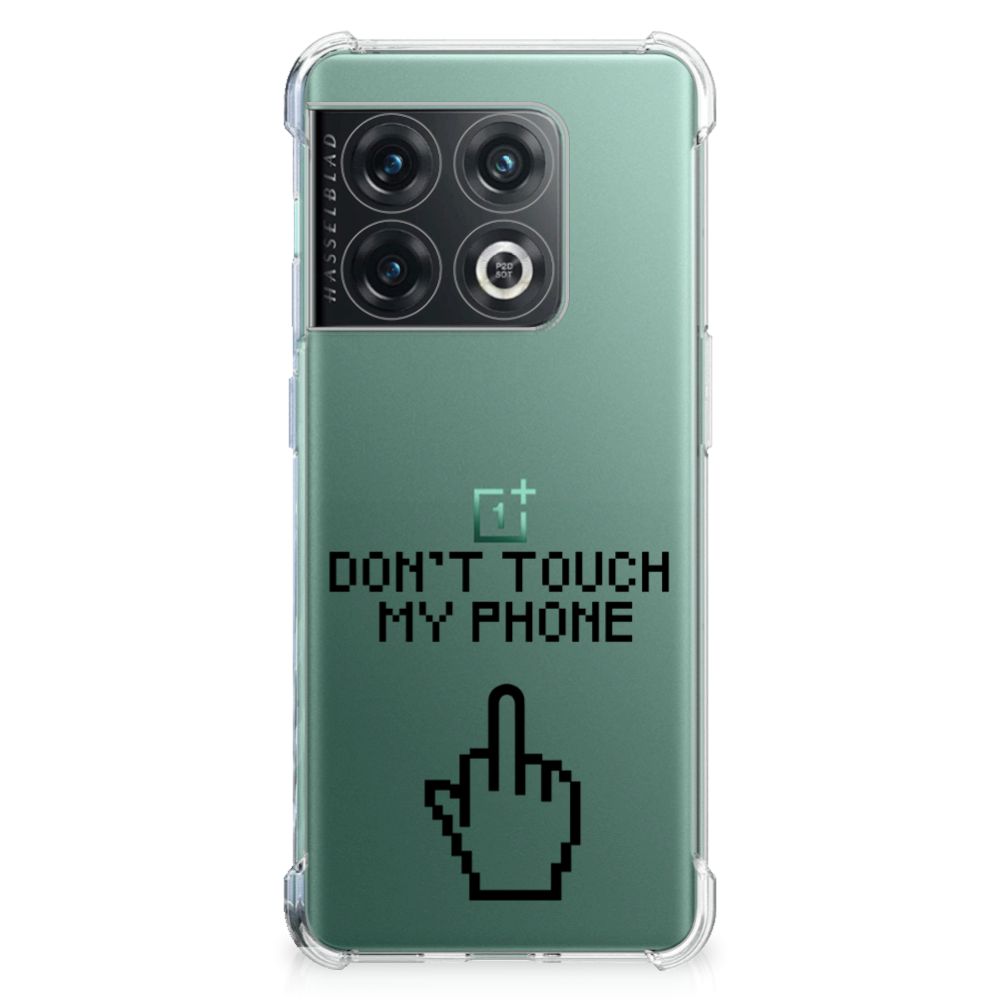 OnePlus 10 Pro Anti Shock Case Finger Don't Touch My Phone