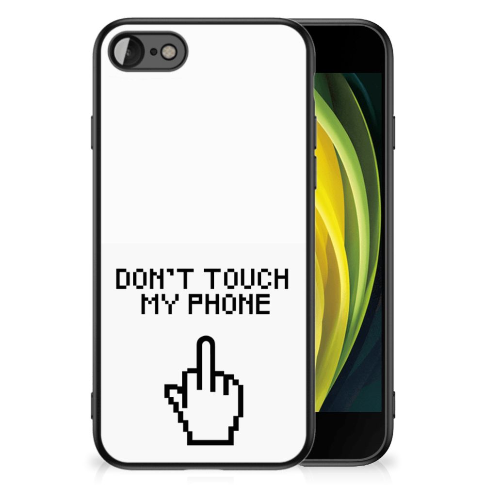 iPhone SE 2022 | SE 2020 | 7/8 Telefoon Hoesje Finger Don't Touch My Phone