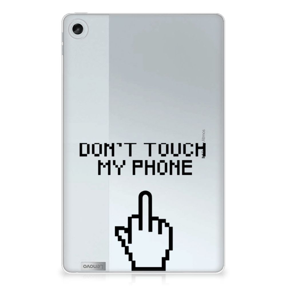 Lenovo Tab M10 Plus (3e generatie) Print Case Finger Don't Touch My Phone