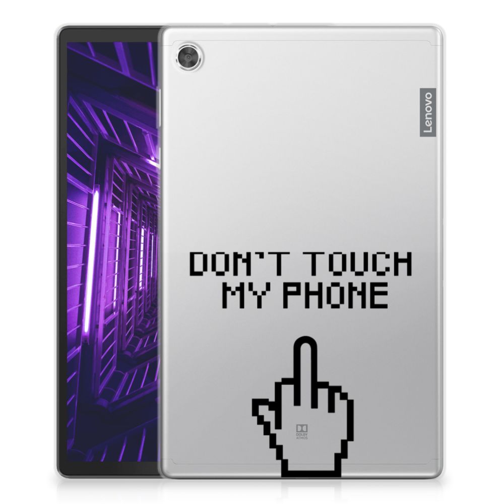 Lenovo Tab M10 Plus Print Case Finger Don't Touch My Phone