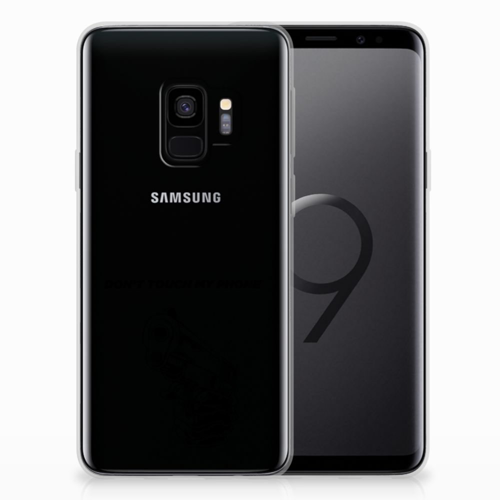 Samsung Galaxy S9 Silicone-hoesje Gun Don't Touch My Phone