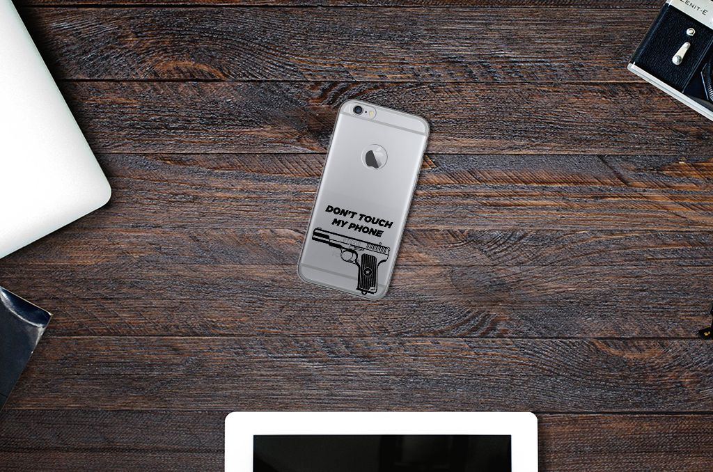 Apple iPhone 6 Plus | 6s Plus Silicone-hoesje Pistol DTMP