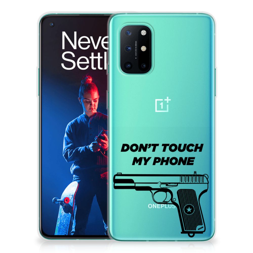 OnePlus 8T Silicone-hoesje Pistol DTMP