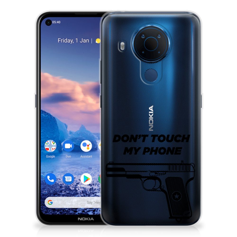 Nokia 5.4 Silicone-hoesje Pistol DTMP