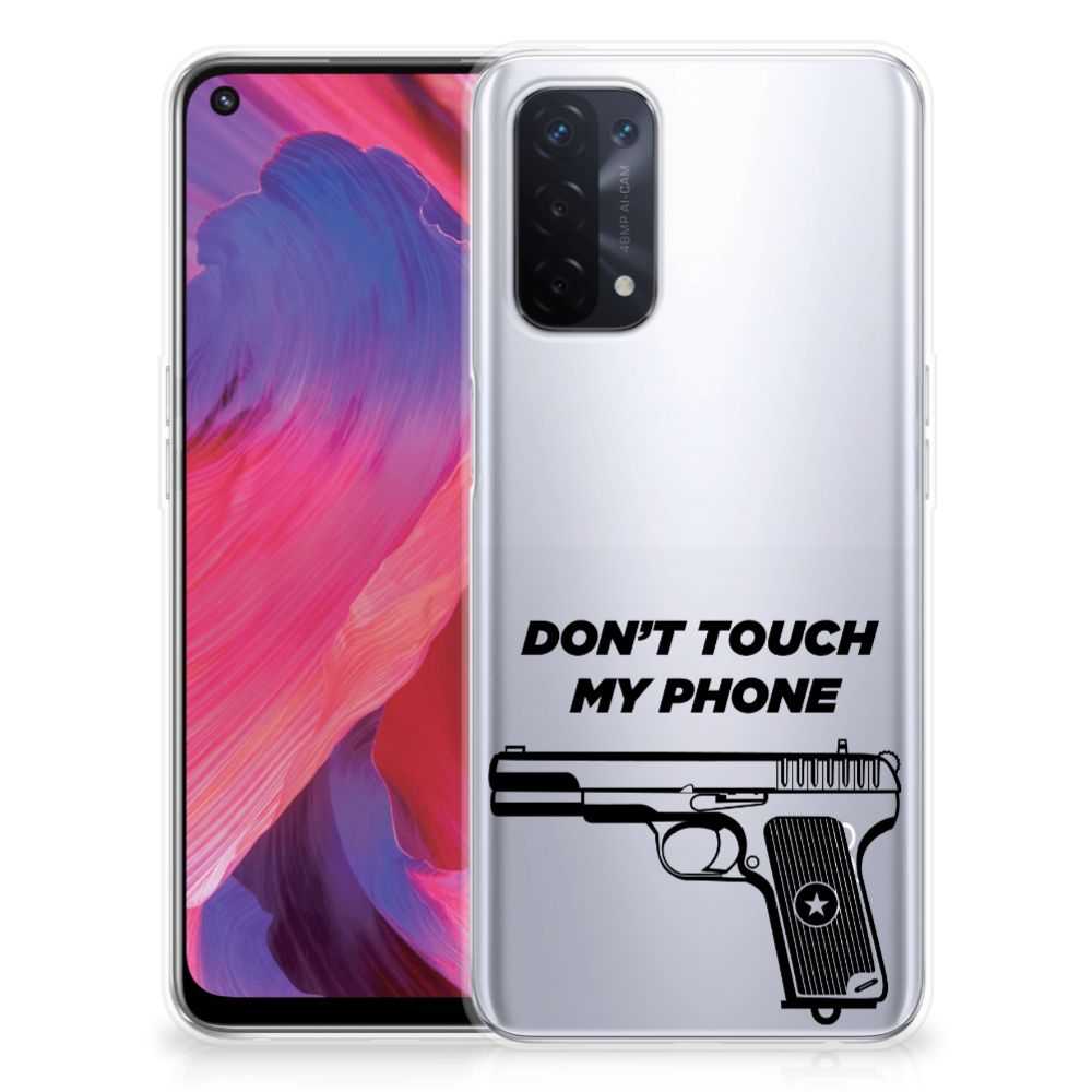 OPPO A74 5G | A54 5G Silicone-hoesje Pistol DTMP