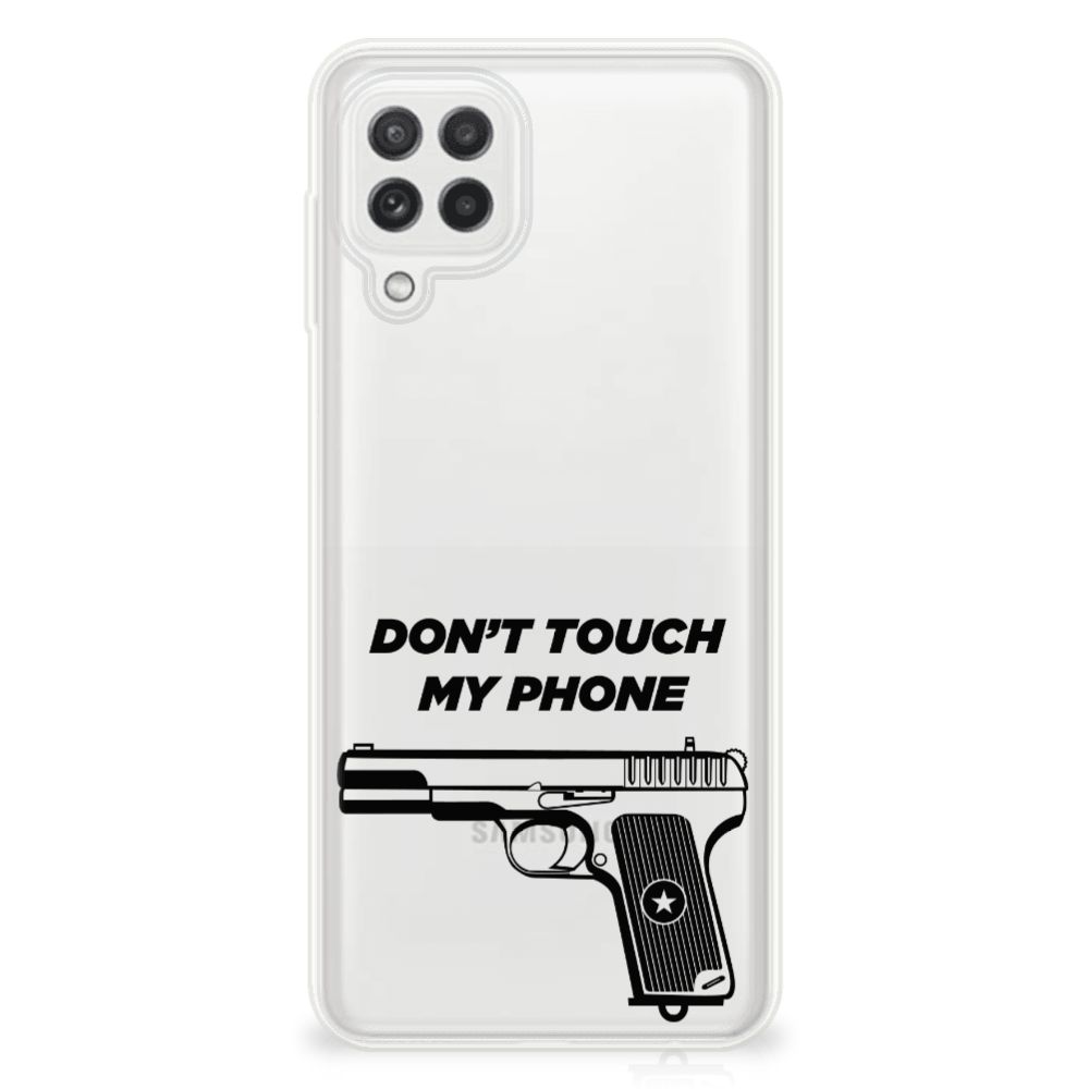 Samsung Galaxy A22 4G | M22 Silicone-hoesje Pistol DTMP