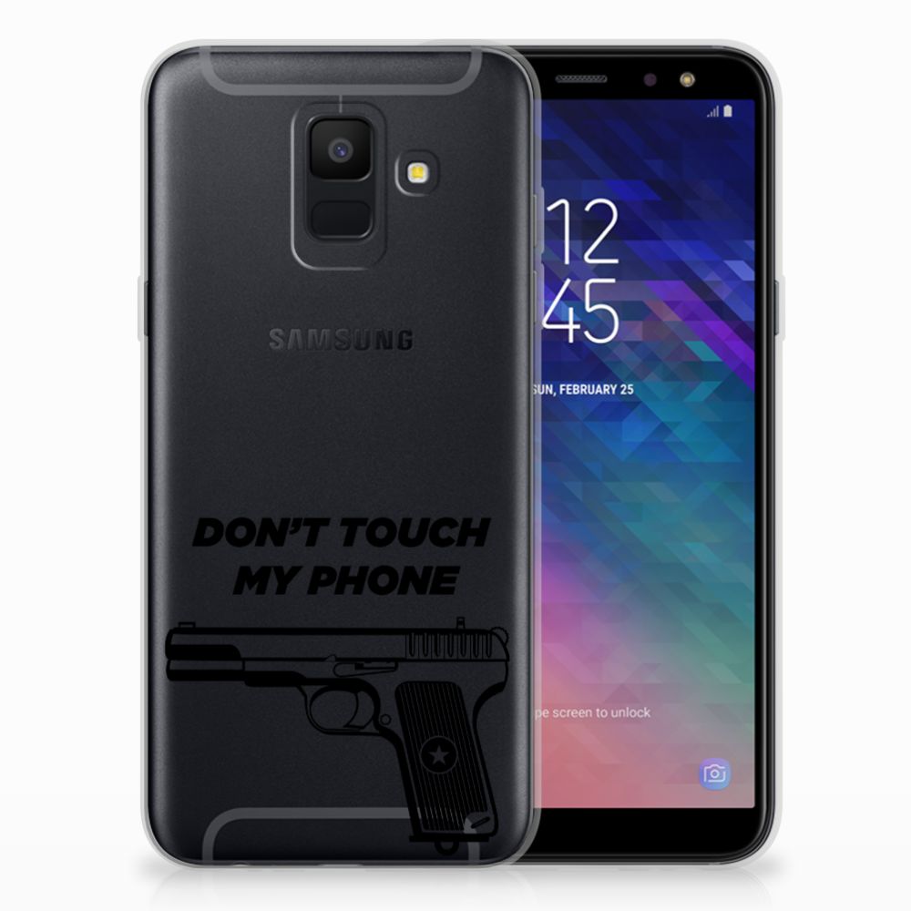 Samsung Galaxy A6 (2018) Silicone-hoesje Pistol DTMP
