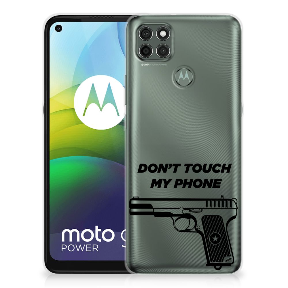 Motorola Moto G9 Power Silicone-hoesje Pistol DTMP