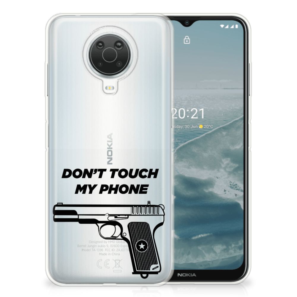 Nokia G20 | G10 Silicone-hoesje Pistol DTMP